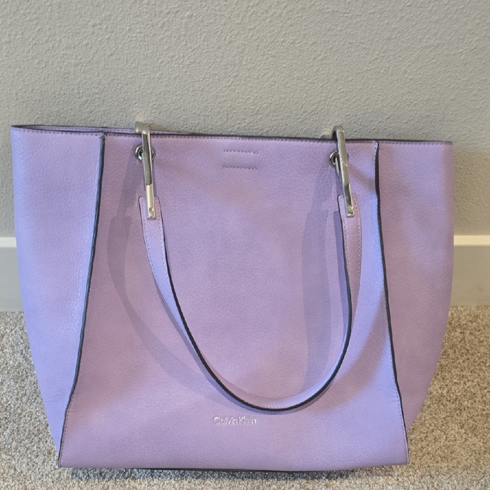 Calvin Klein Lavender Lilac Tote Bag